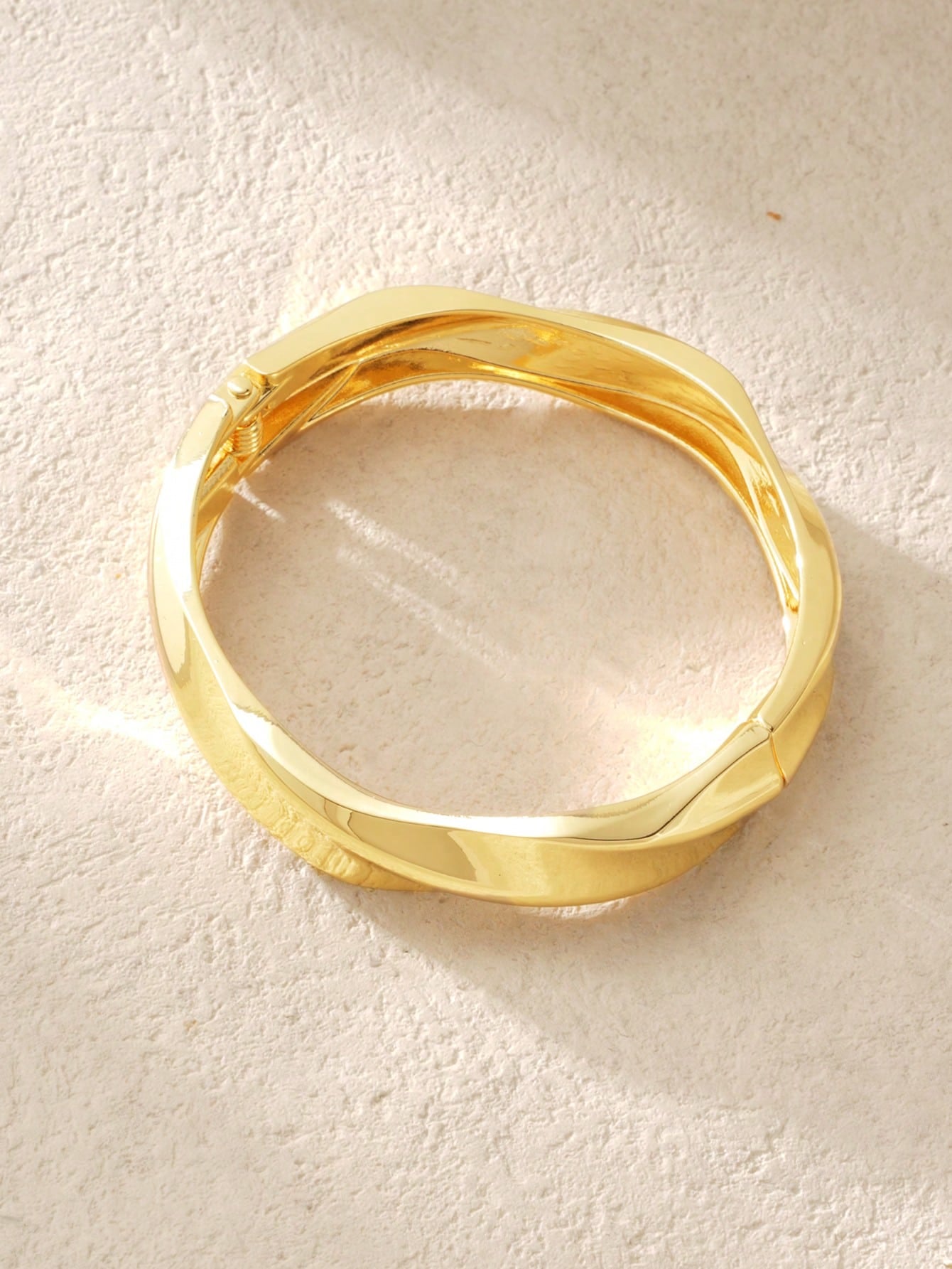 1 paire Bracelets fin joncs en métal 06