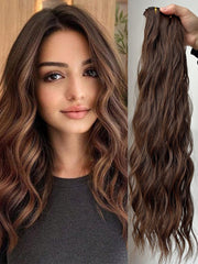 24 بوصة 12 وصلات شعر 24