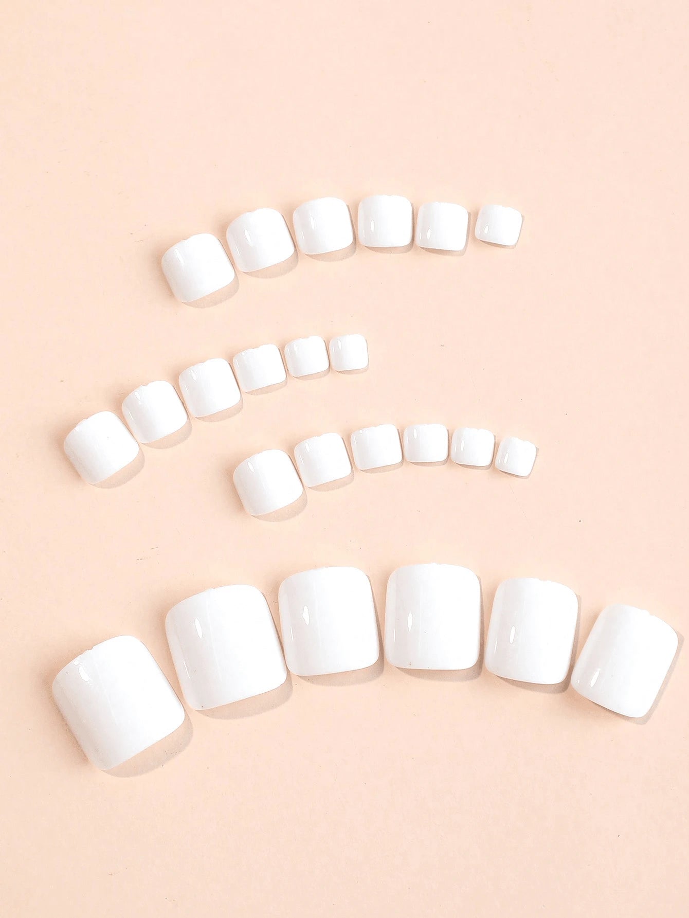 24 pièces Faux ongle orteil 15