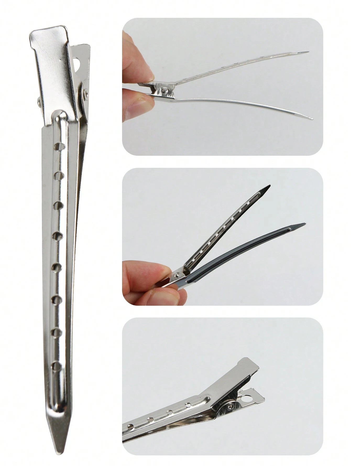 24 حزمة مشابك الشعر بمنقار البط 31