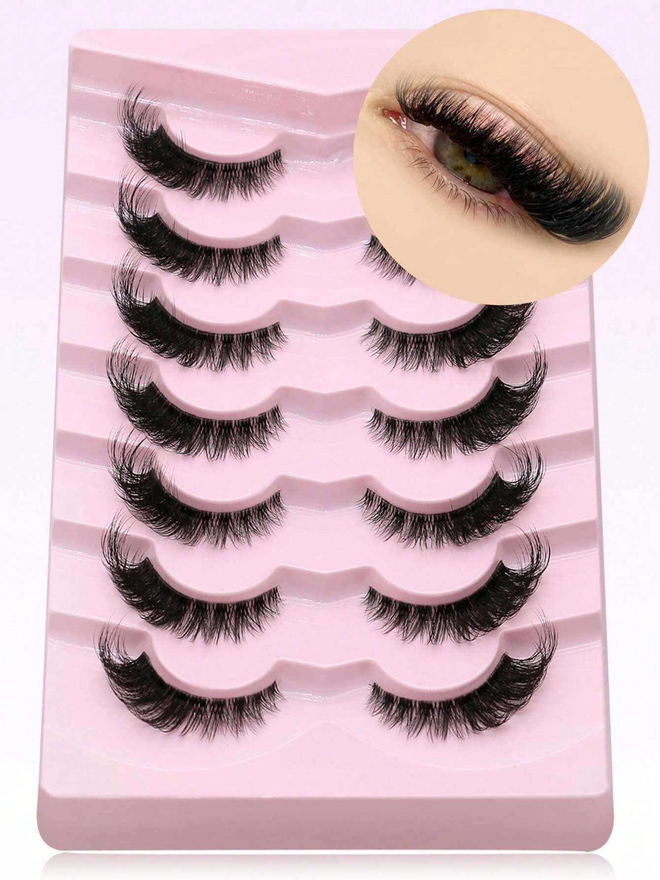 7 paires de faux cils 03