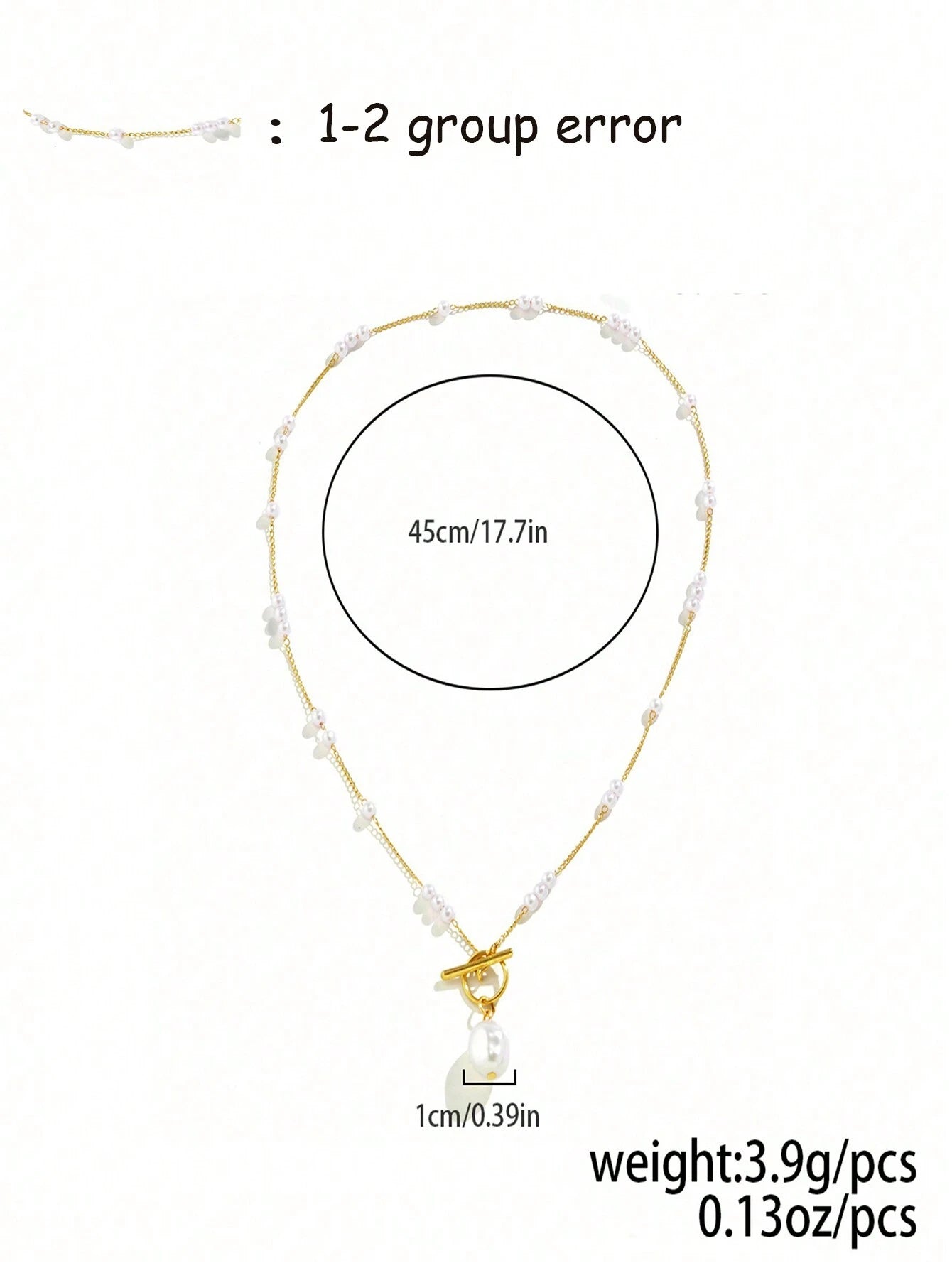 1 Pièce Collier Long 23