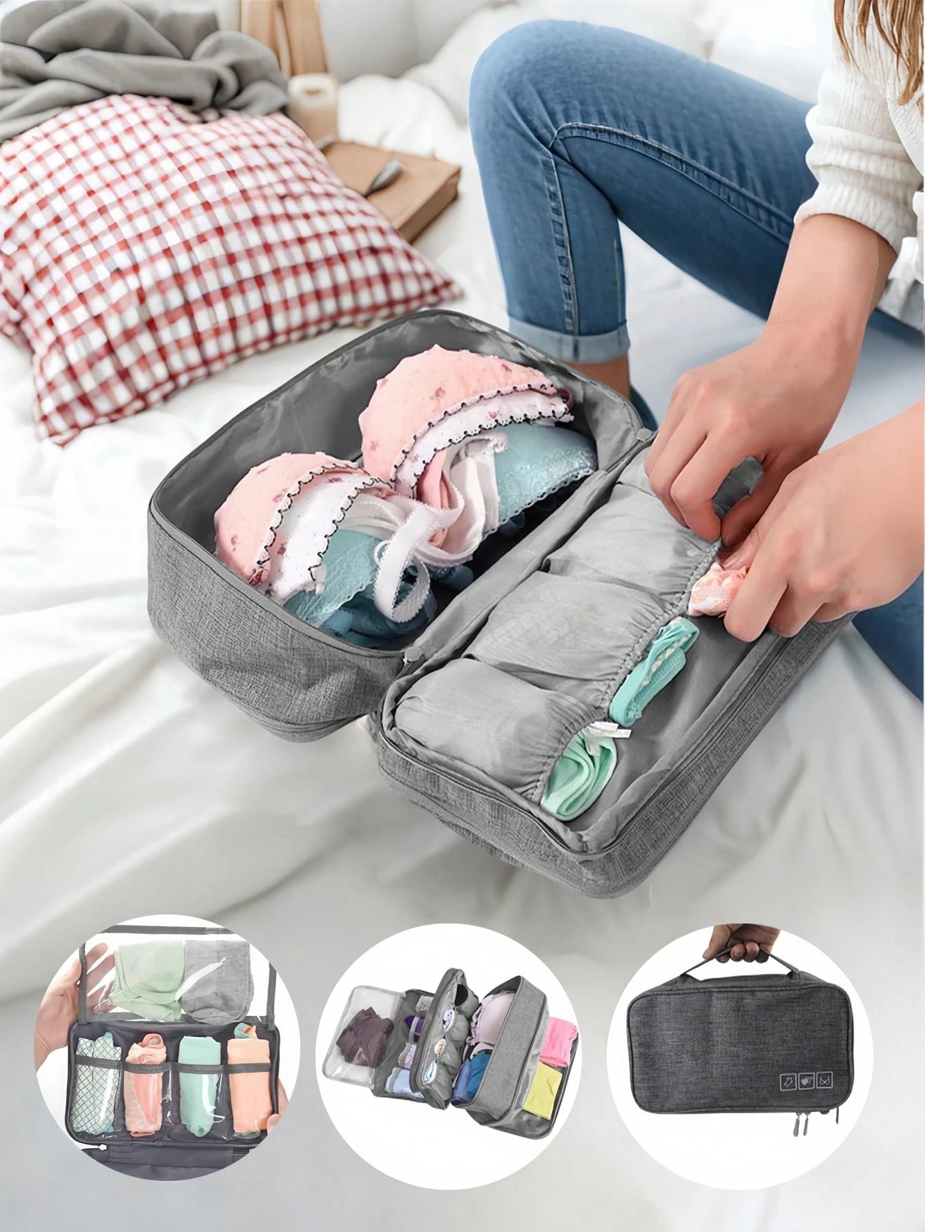 1 pièce Grand sac de rangement 18