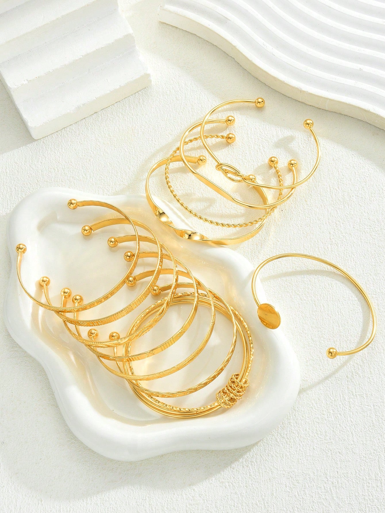 12 pièces Bracelet large 33