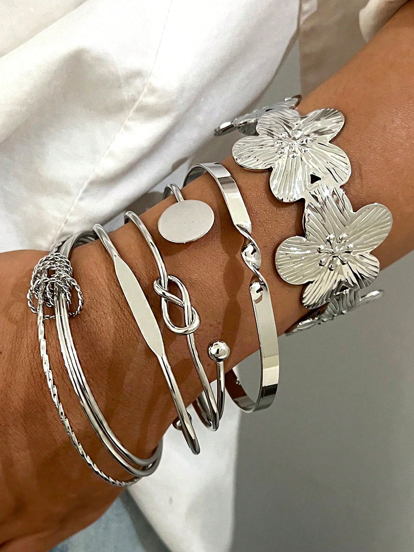 6 pièces Ensemble de bracelets 33
