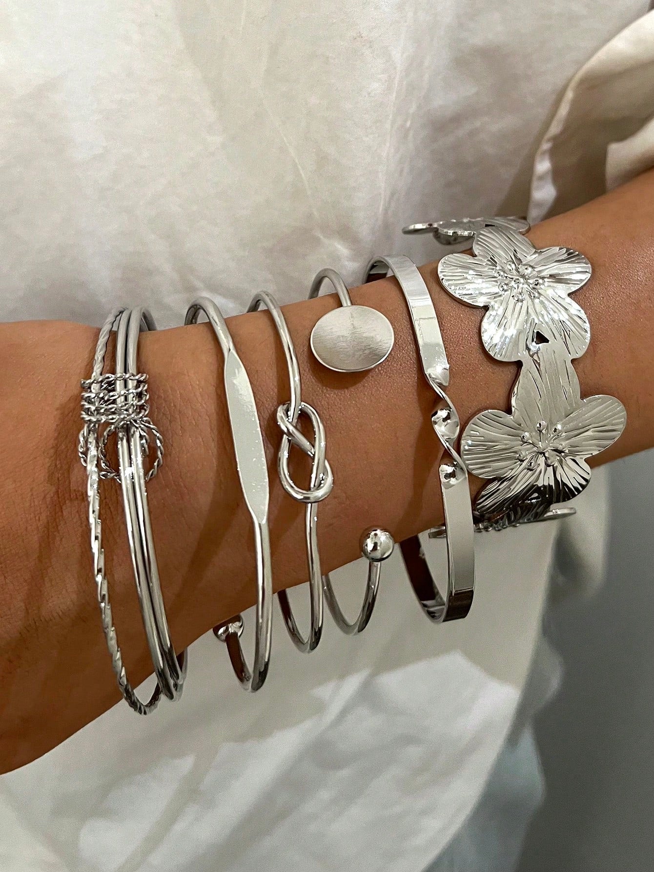6 pièces Ensemble de bracelets 33
