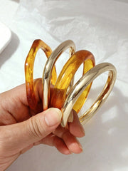 4 pièces Bracelet acrylique vintage 32