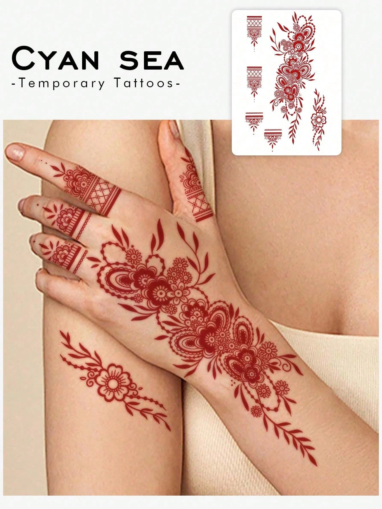 1-2 pièces Tatouages temporaires 41