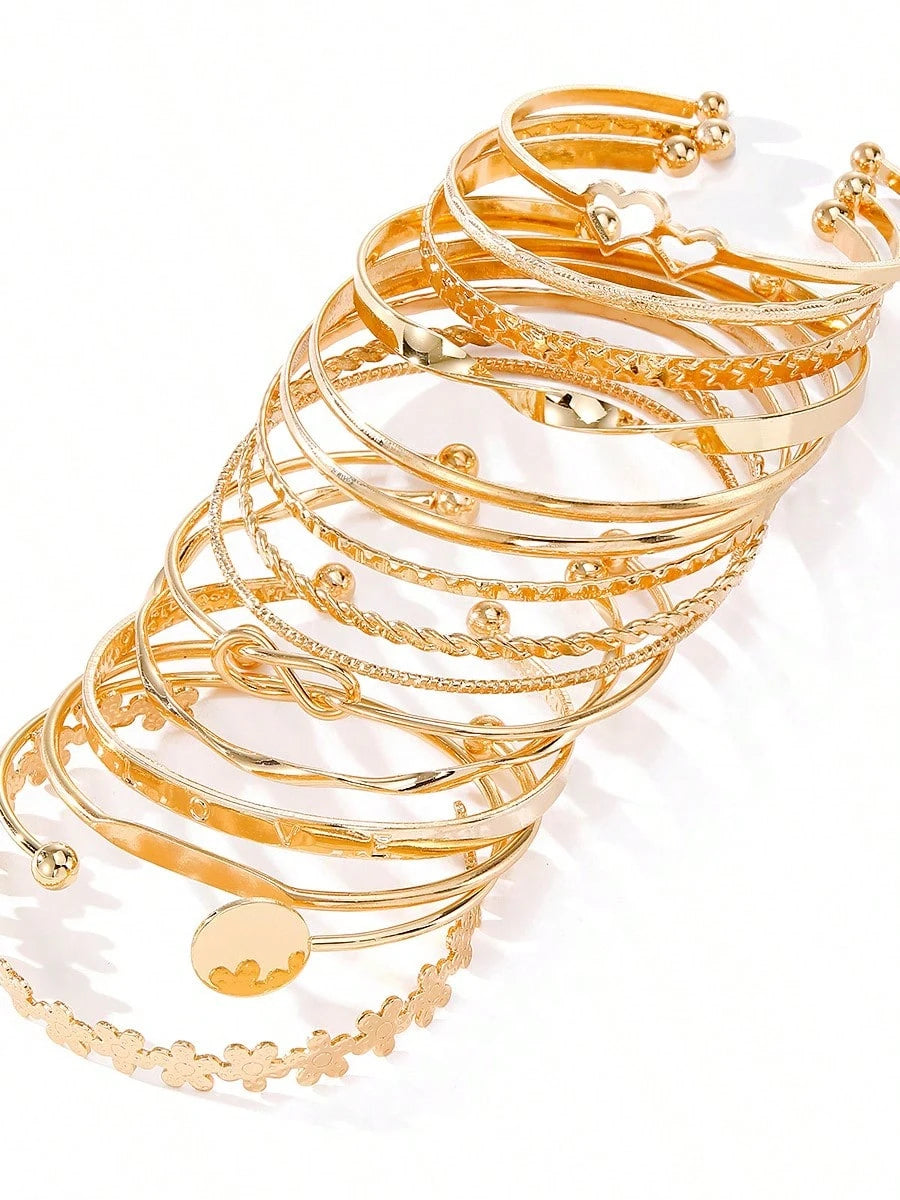 15 pièces Ensemble de bracelets 33