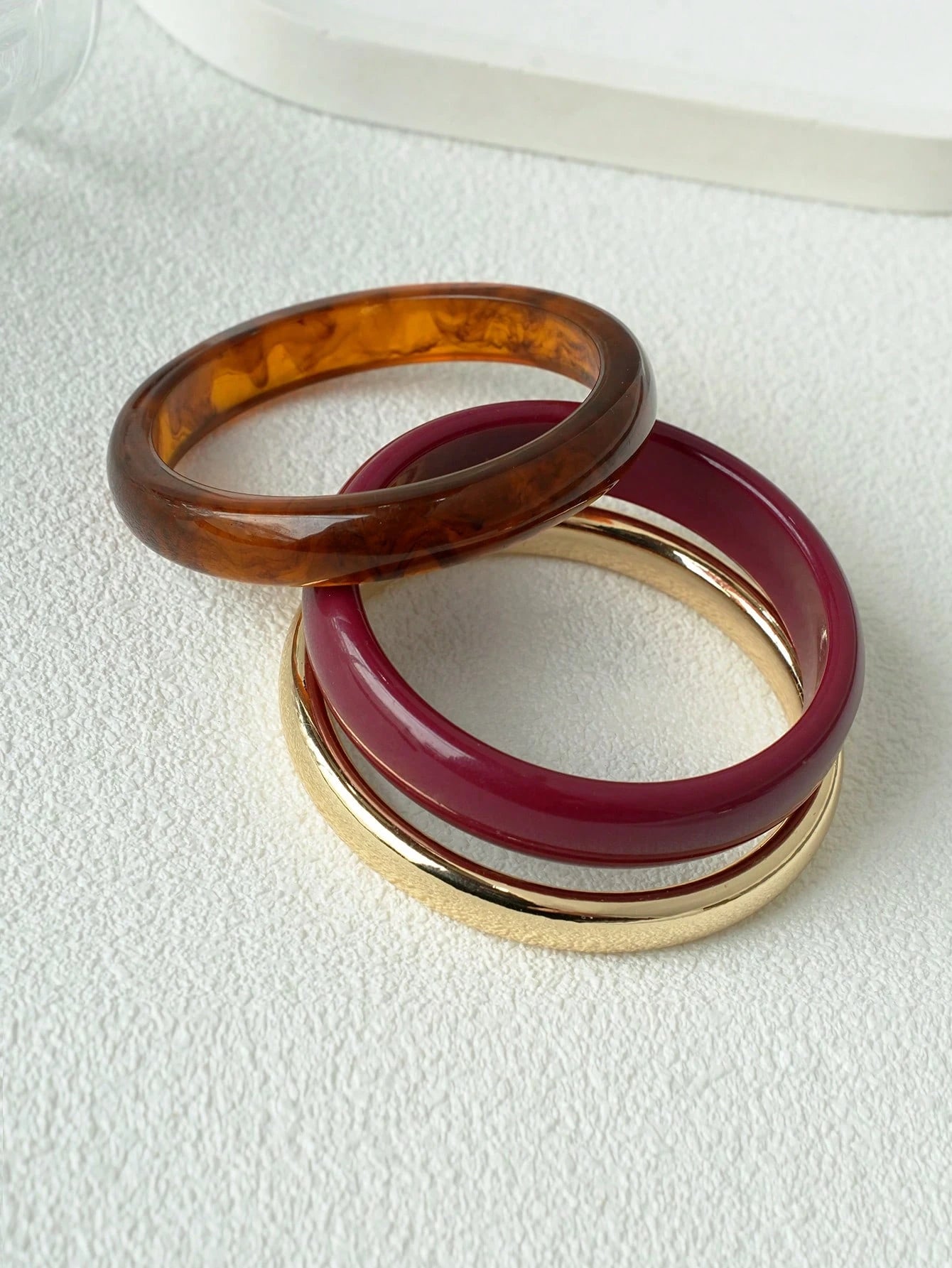 3 pièces Bracelet acrylique vintage 32