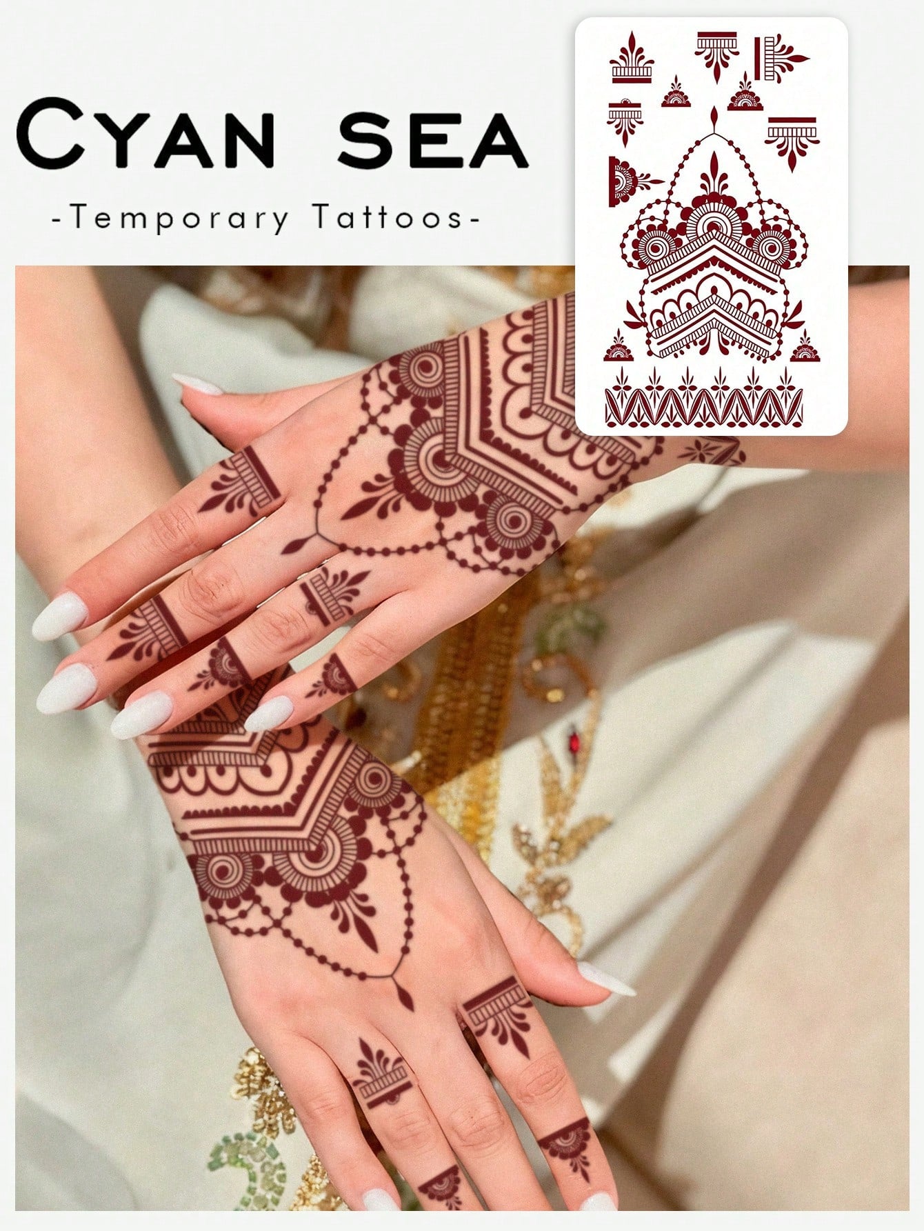 1-2 pièces Tatouages temporaires 41