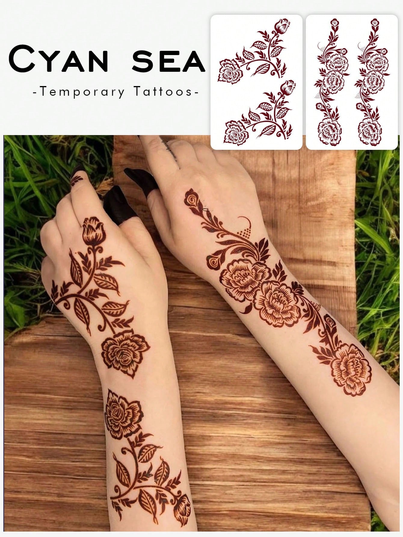 1-2 pièces Tatouages temporaires 41