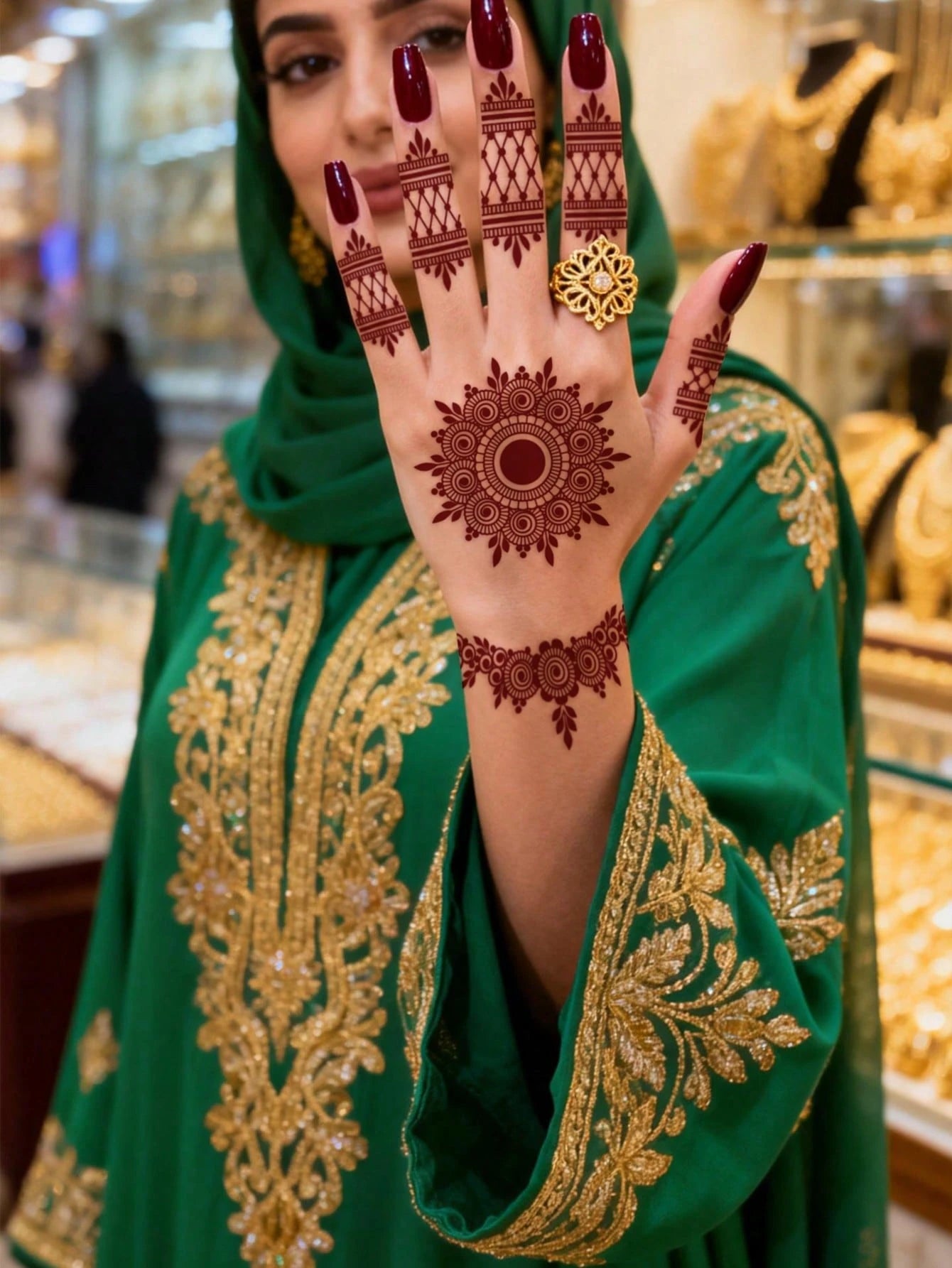 4 قطع من الوشوم الزهرية 37