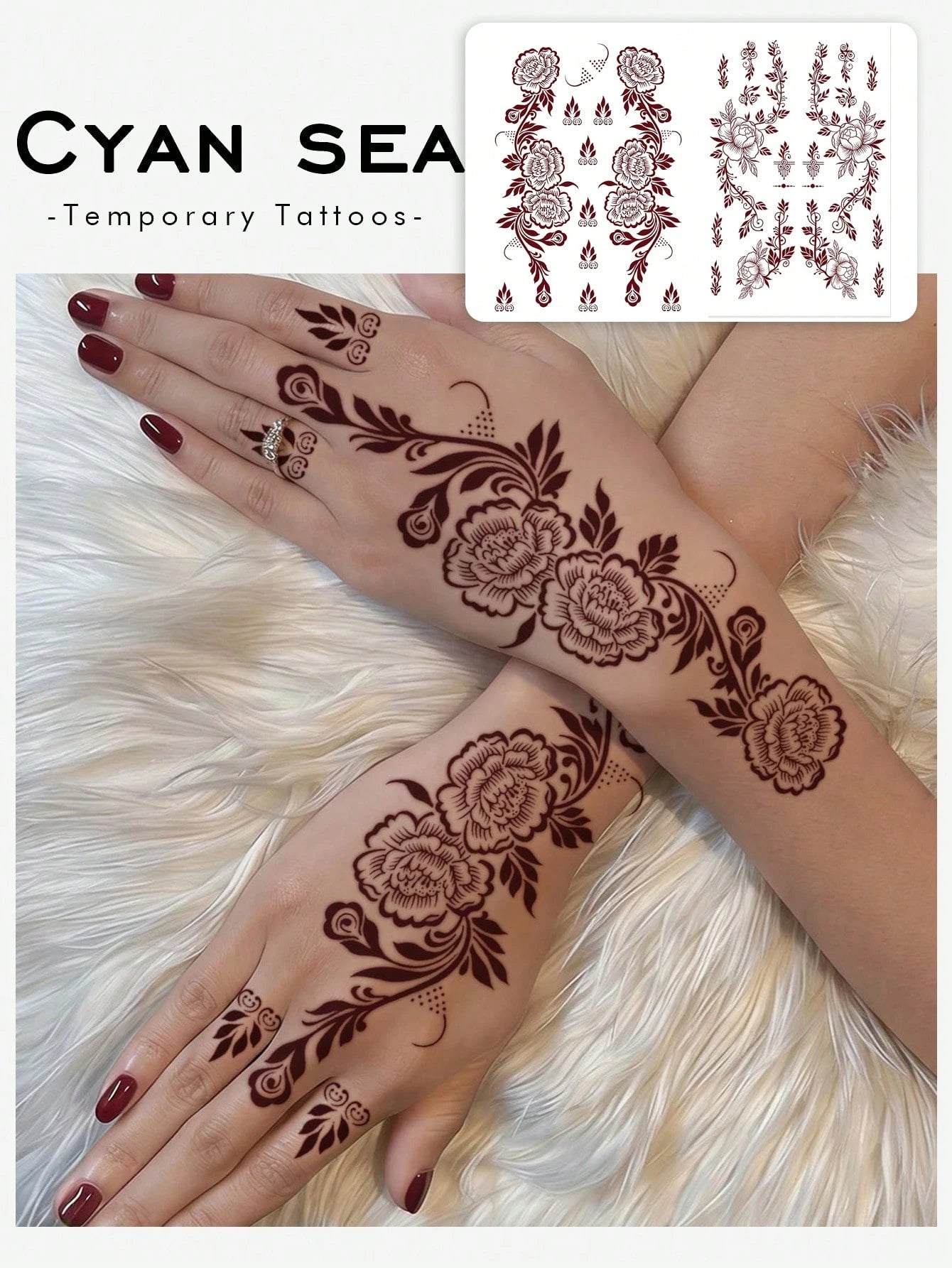 1-2 pièces Tatouages temporaires 41