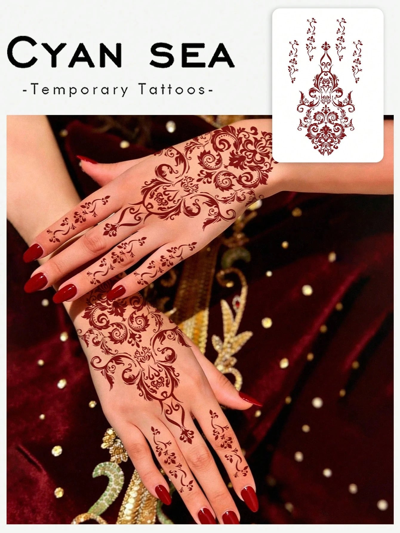 1-2 pièces Tatouages temporaires 41