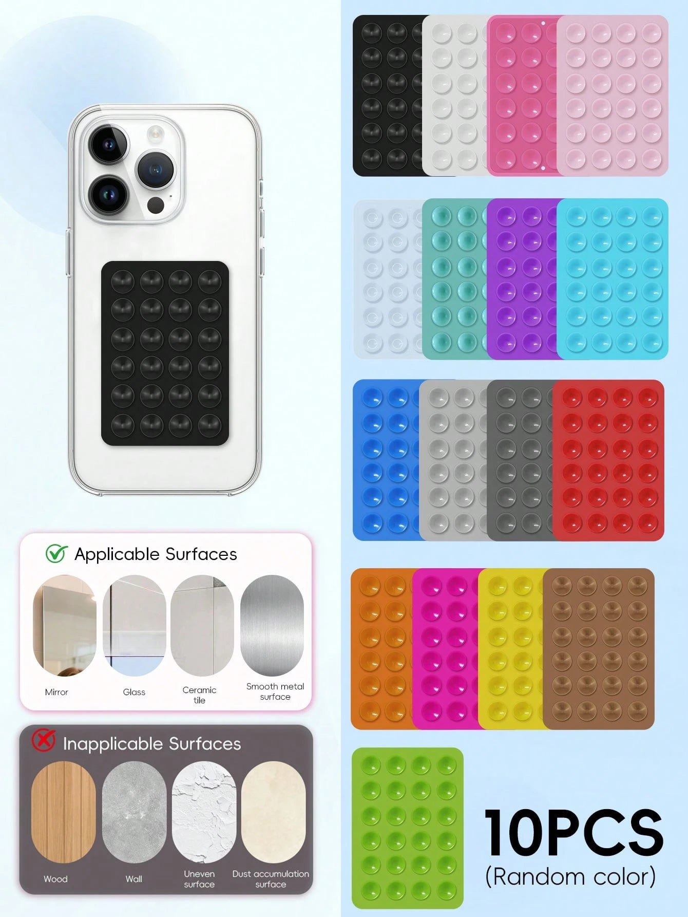 48 pièces Support de téléphone 10