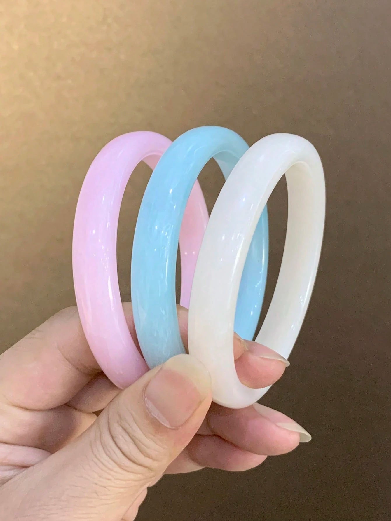 3 pièces Bracelet acrylique vintage 32