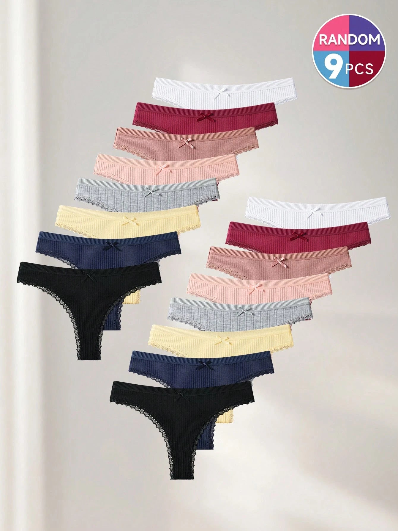 9 pièces/Paquet Culottes 16