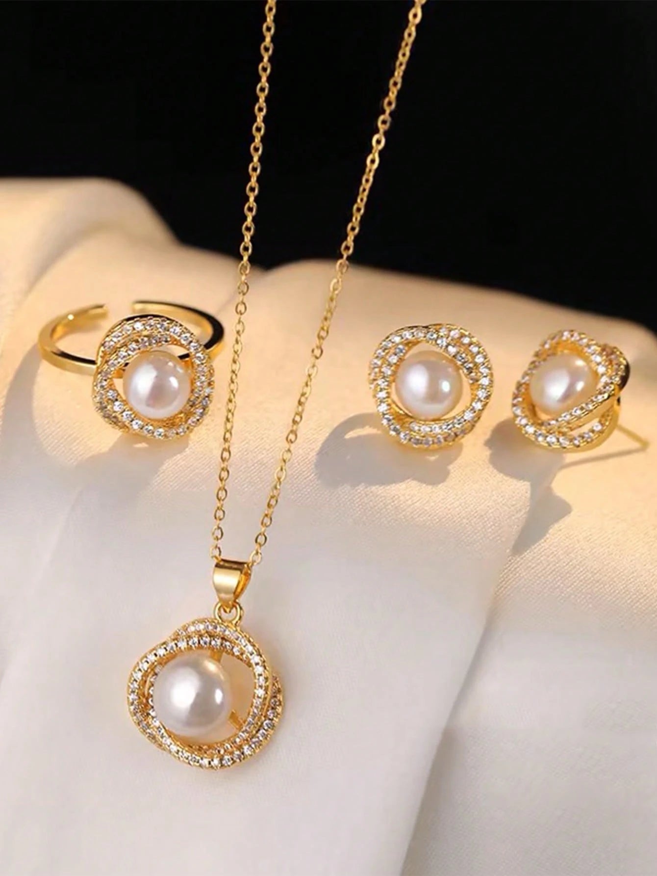 4 pièces/set Collier 28