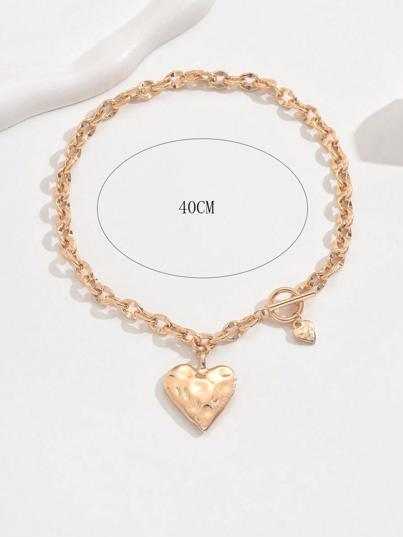 1 pièce Collier pendentif cœur