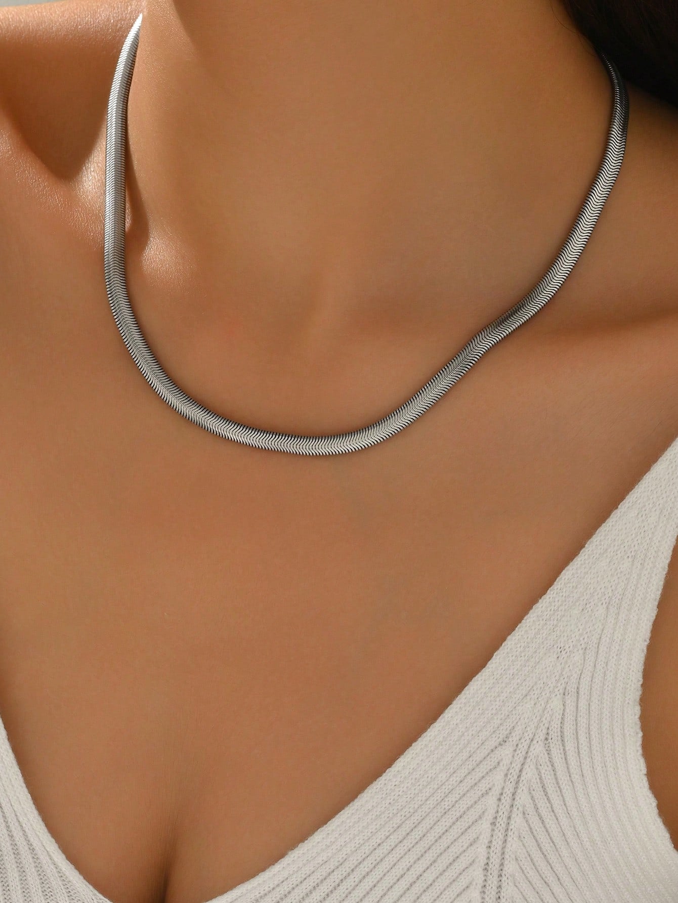 1 pièce Collier serpent doré 14