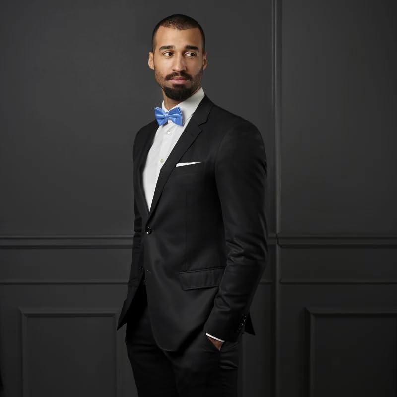 Nœud Papillon B Bleu Clair-1 G