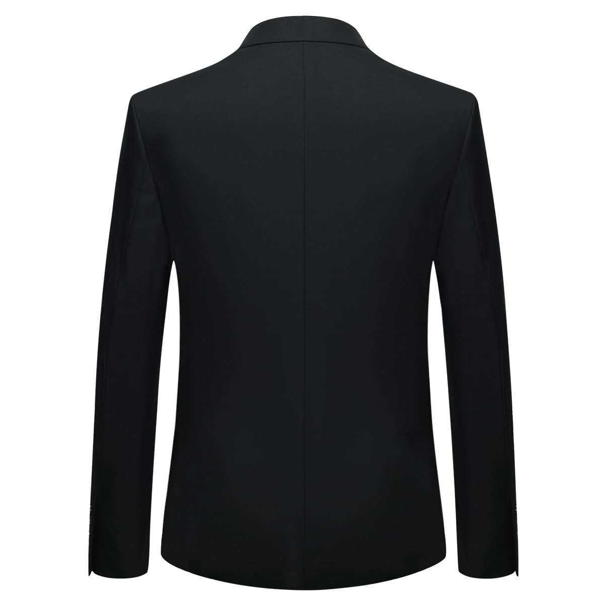 Costume Homme Slim Fit Deux Pièces Deux Boutons Noir A