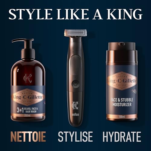 Gillette King–Nettoyant Barbe, Visage & Cheveux E
