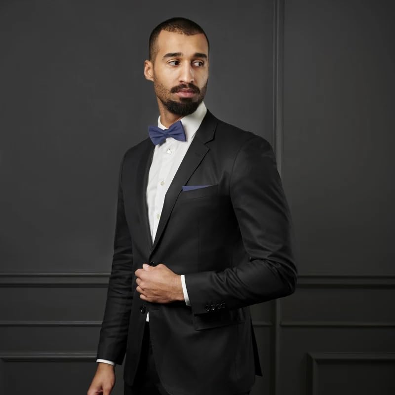 Nœud Papillon B Bleu Marine-3 G