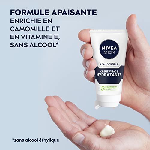 NIVEA MEN – Soin Hydratant Extra Doux Peau Sensible H