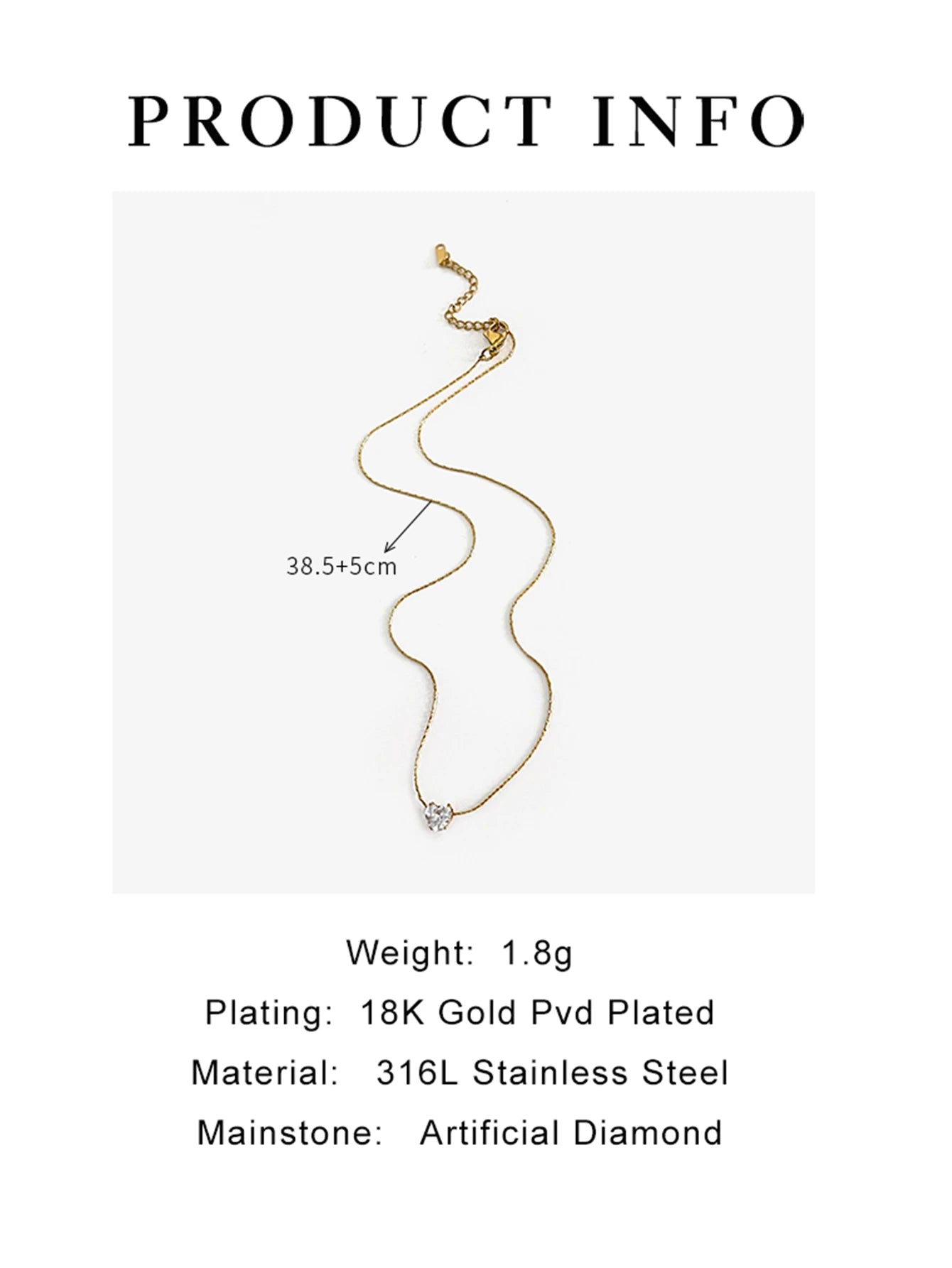 1 pièce Collier Avec Pendentif