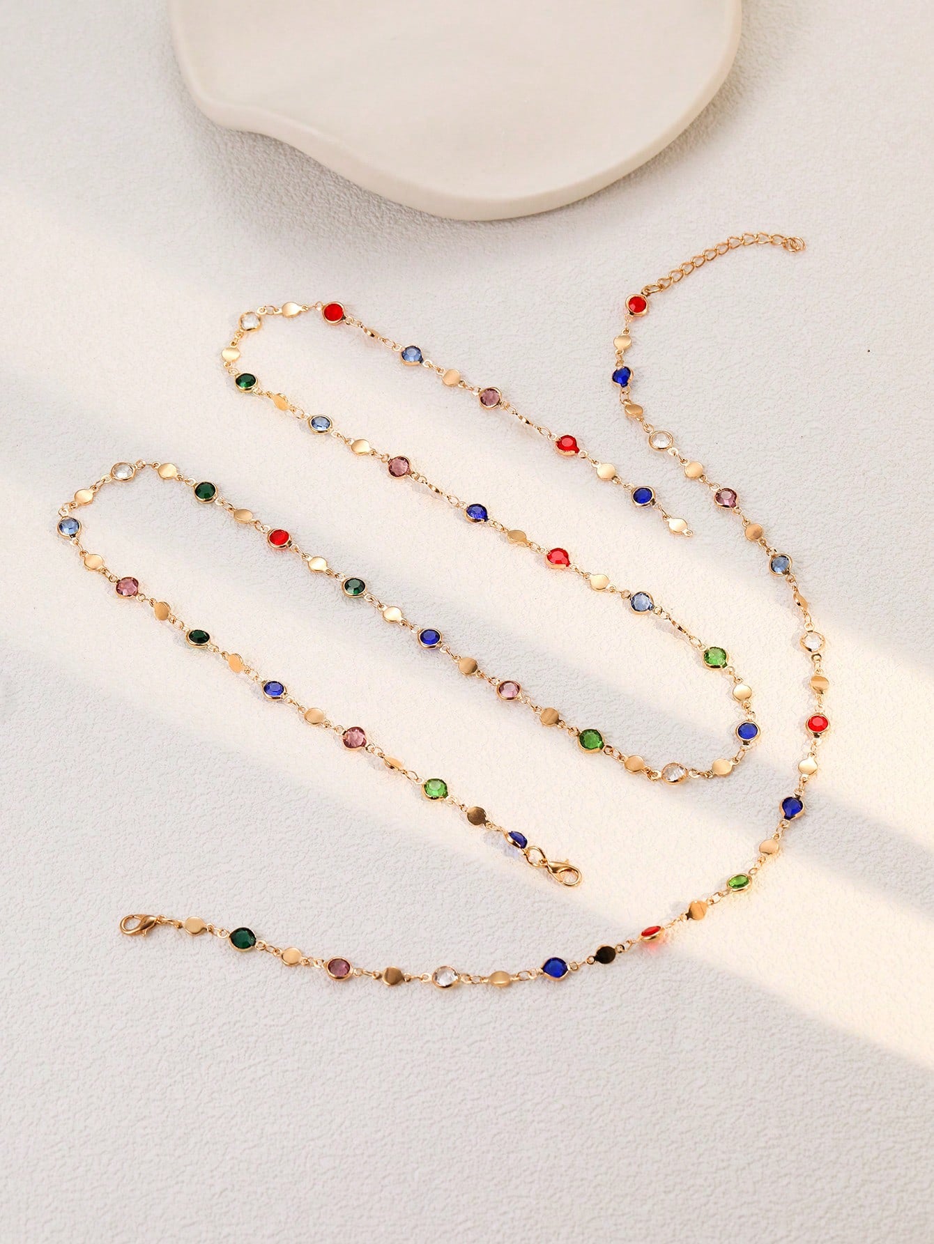 2 pièces Collier long 18