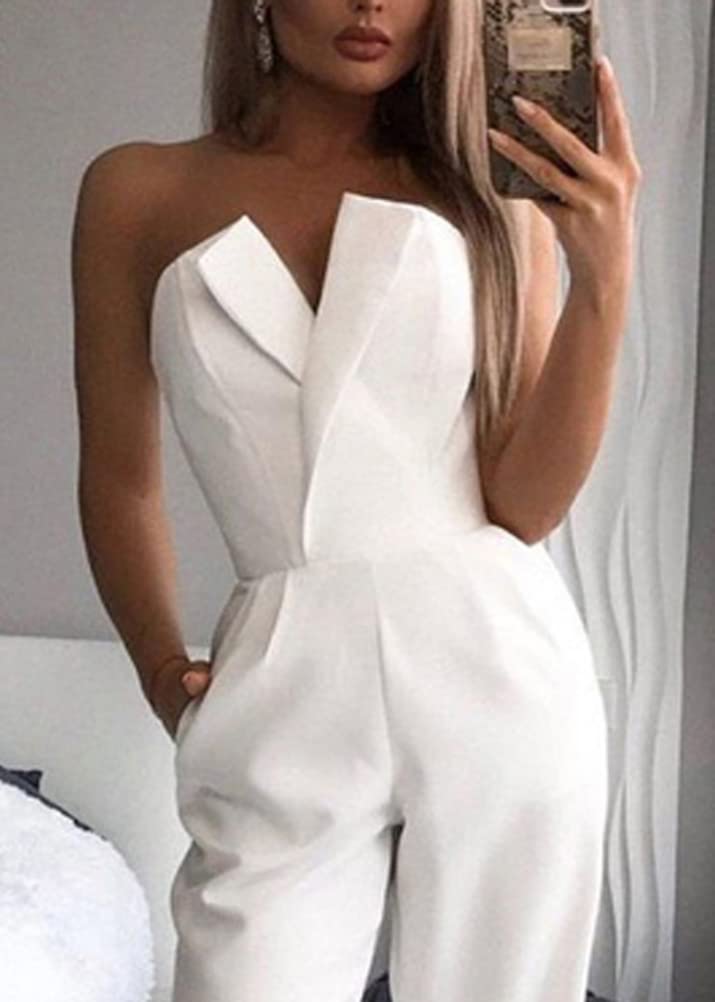 Combinaison Longue Sans Manches C Blanc G