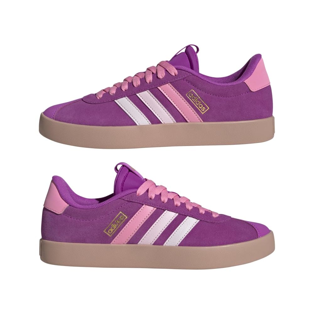 Adidas VL Court 3.0 Femme Flash Pink Bliss Pink Gold Met F