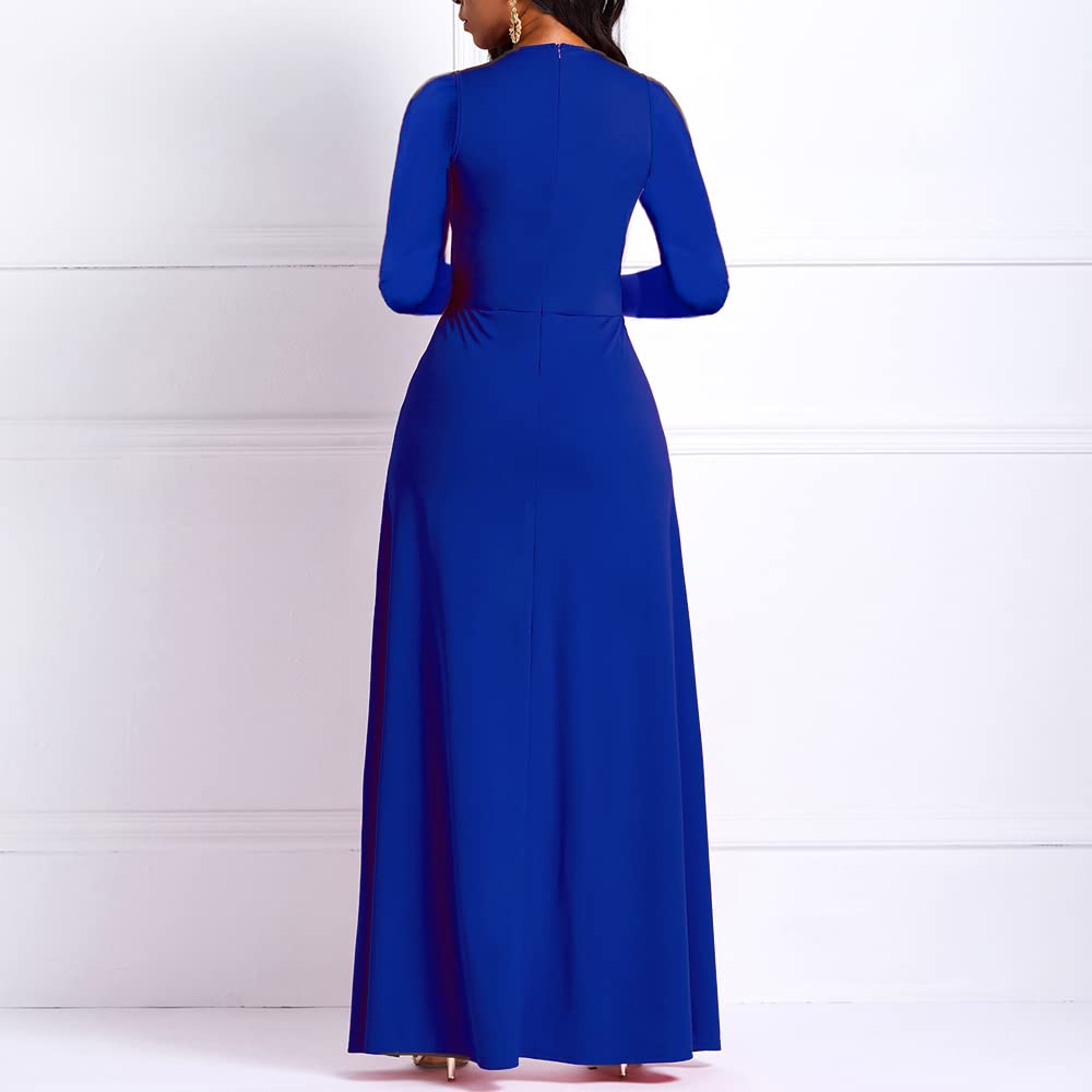 Combinaison Taille Haute Bleu Long E
