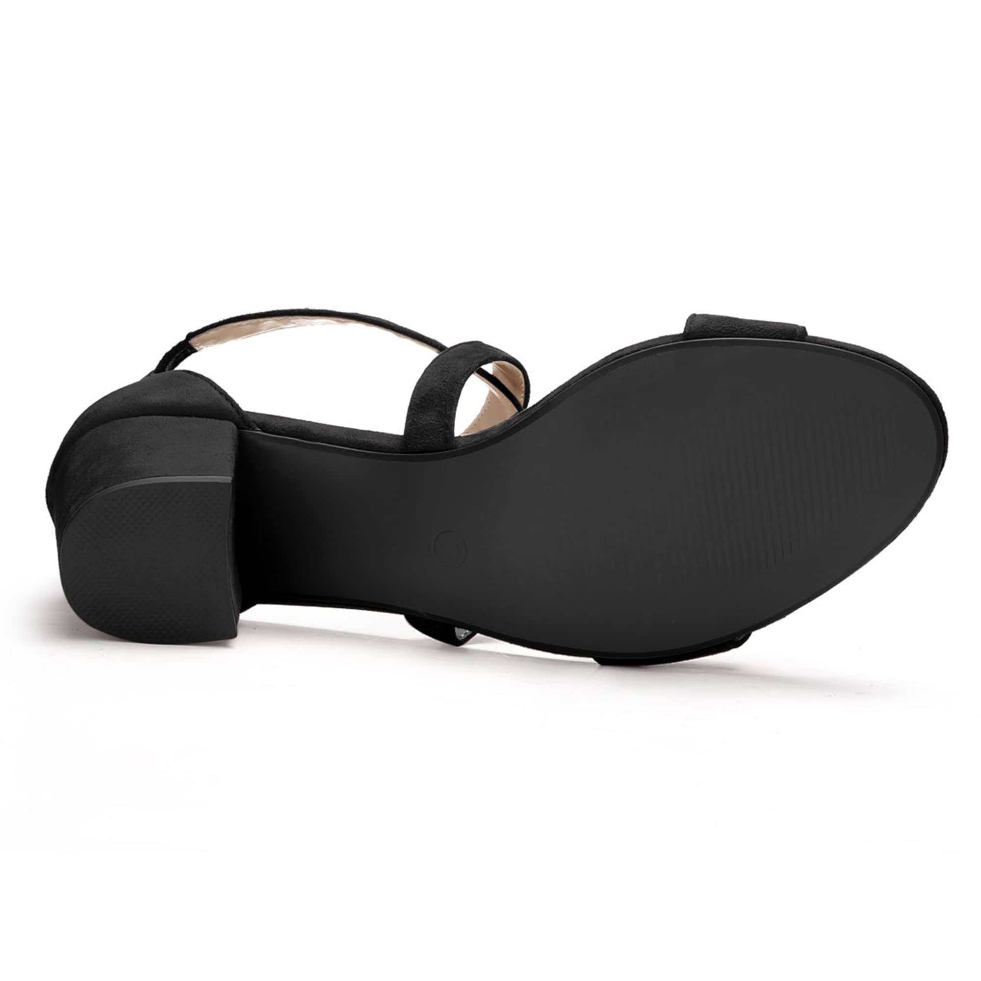 Sandales à Talon Carré Noir C