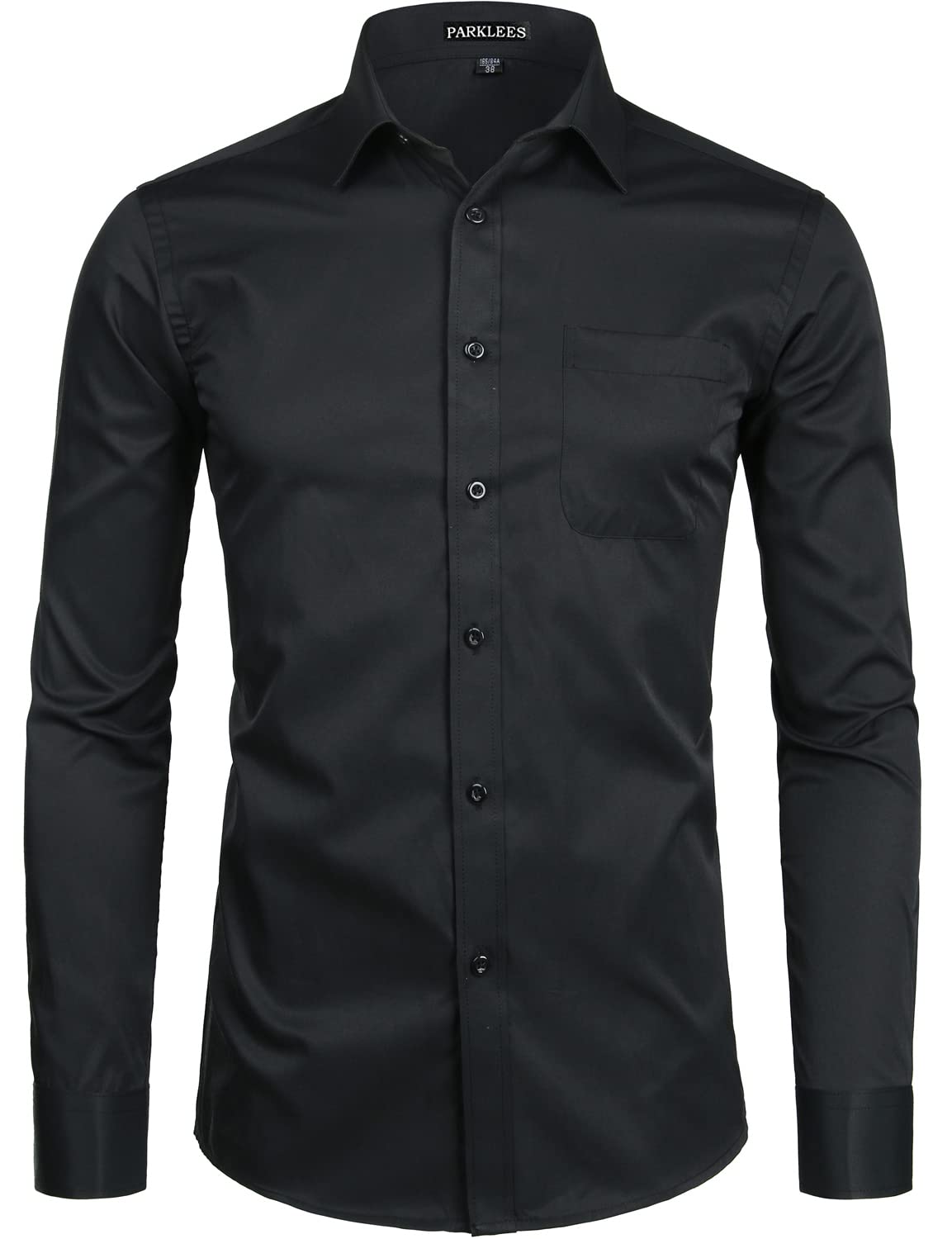 Chemise Homme Coupe Ajustée Noir B