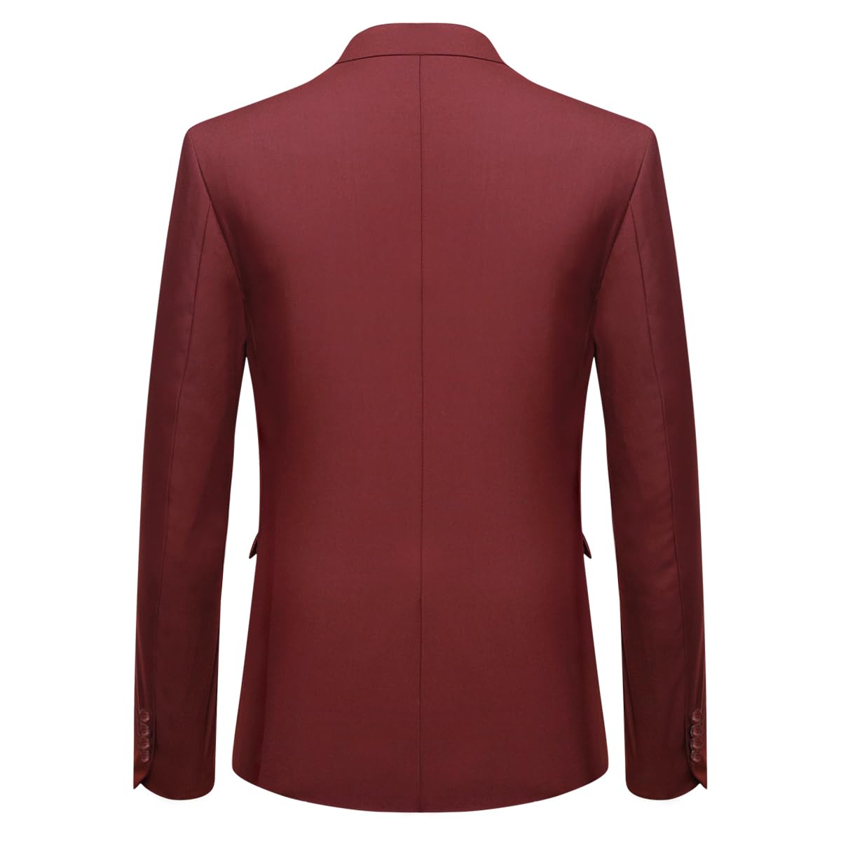 Costume Homme Slim Fit Deux Pièces Rouge A