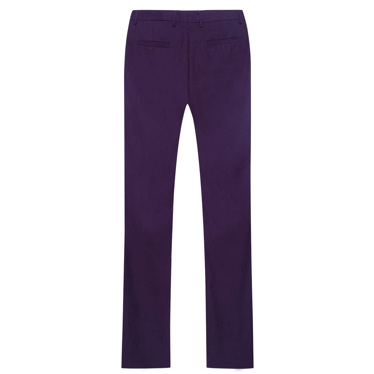 Costume Homme Slim Fit Deux Pièces Deux Boutons Violet A