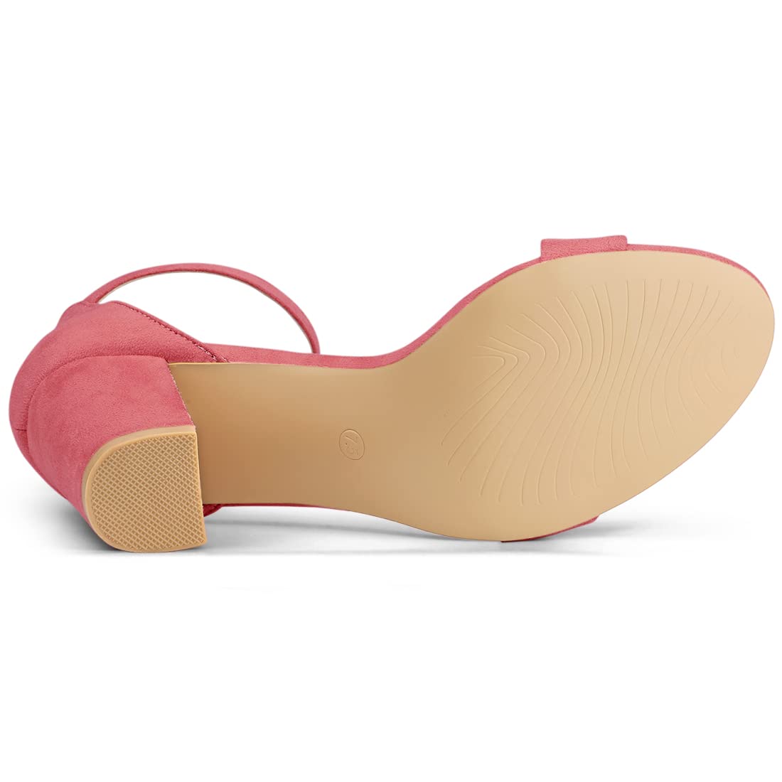 Sandales Femme à Bout Ouvert Rouge Pastèque B