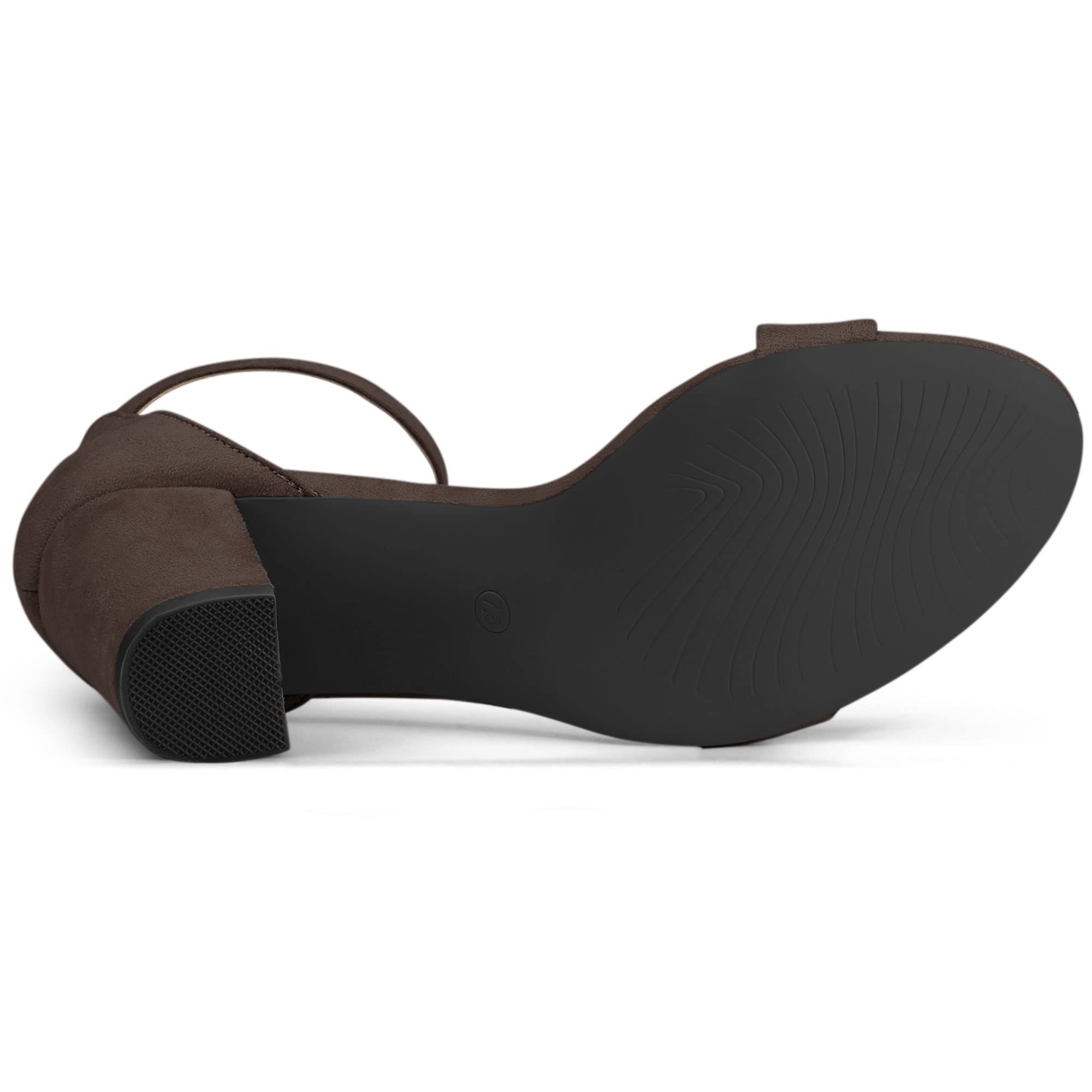 Sandales Femme à Bout Ouvert Café B