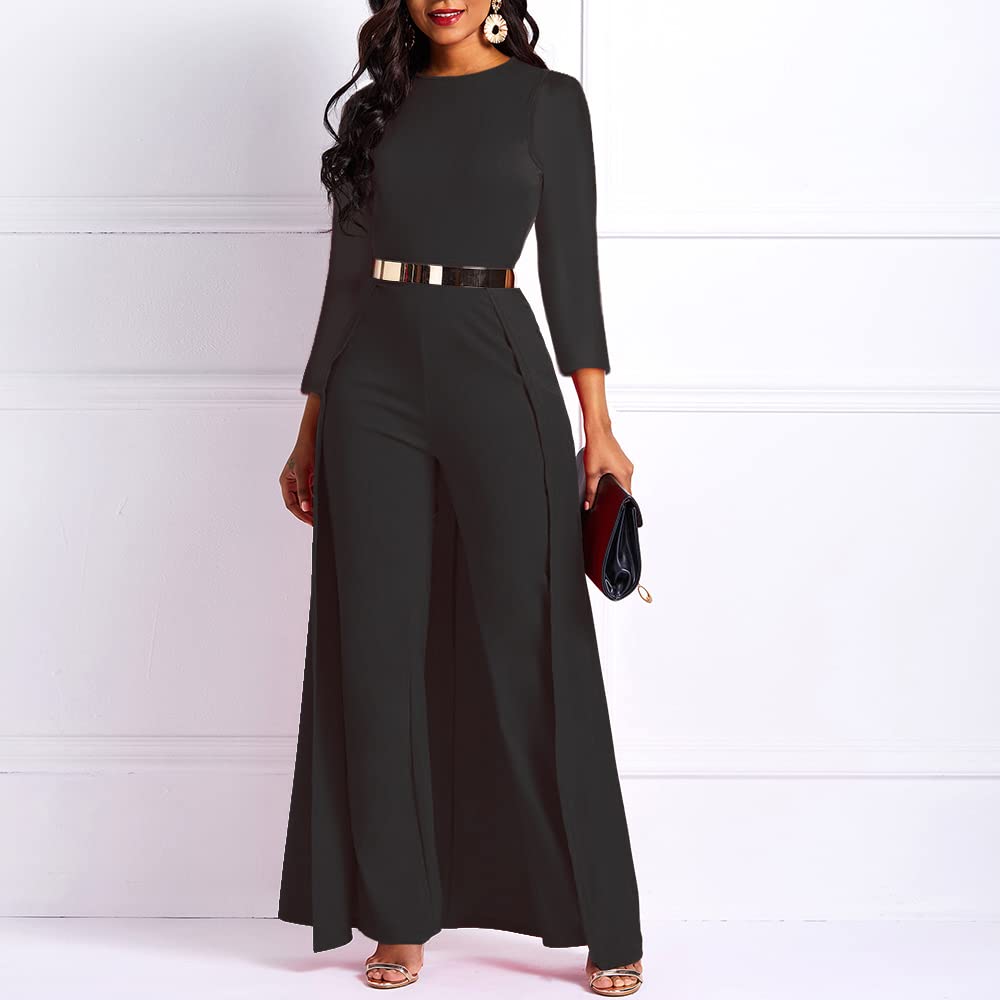 Combinaison Taille Haute Noir Long E