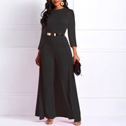 Combinaison Taille Haute Noir Long E