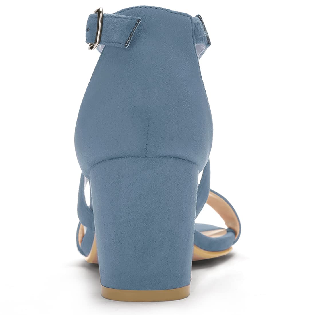 Sandales à Talon Carré Dunstblau C