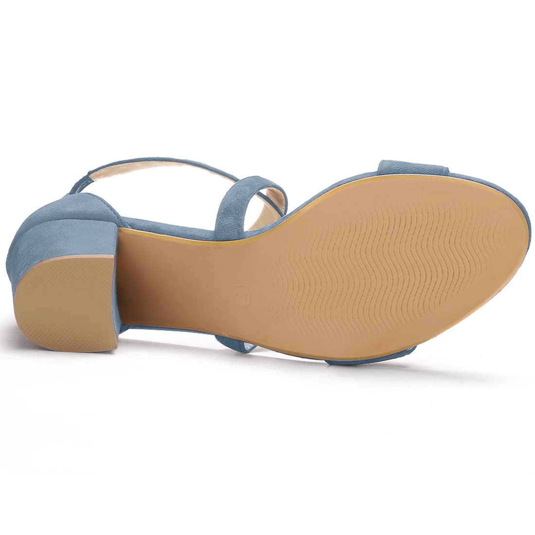 Sandales à Talon Carré Dunstblau C