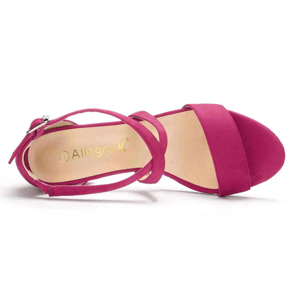 Sandales à Talon Carré Rose C