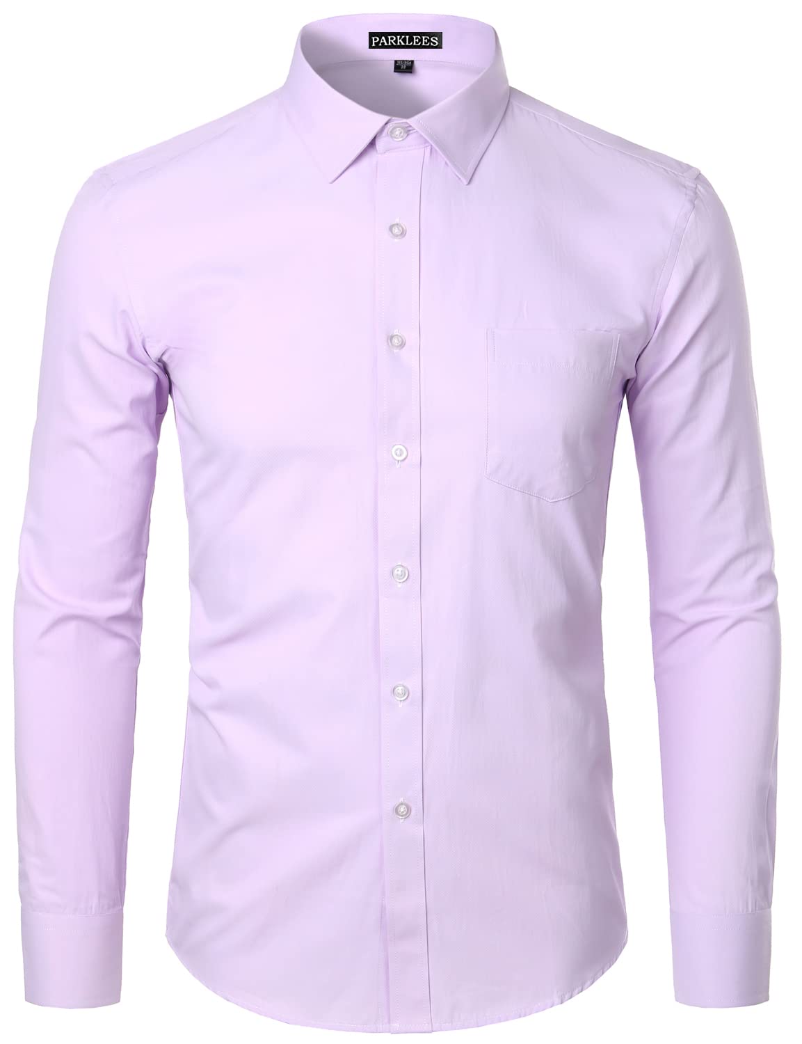 Chemise Homme Coupe Ajustée Lavande Micro Sergé B