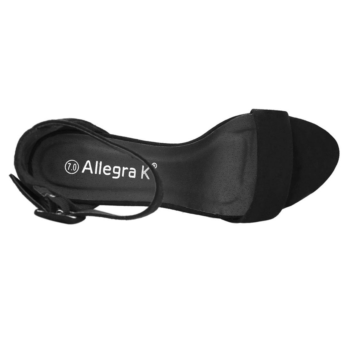 Sandales Femme à Bout Ouvert Noir B