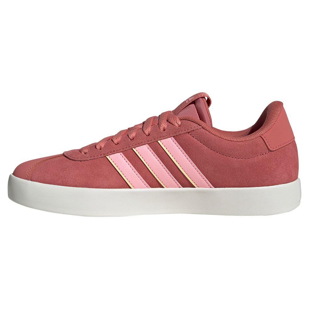 Adidas VL Court 3.0 Femme Scarlet Pink Spark Almost Yellow F