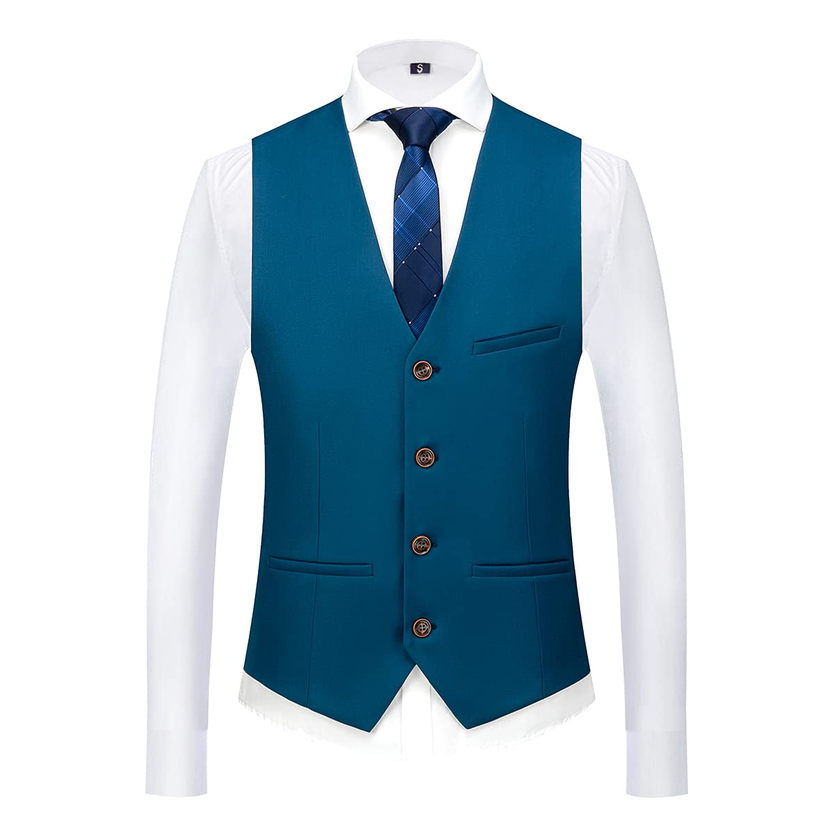 Costume Homme 3 Pièces Slim Fit Lac Bleu B